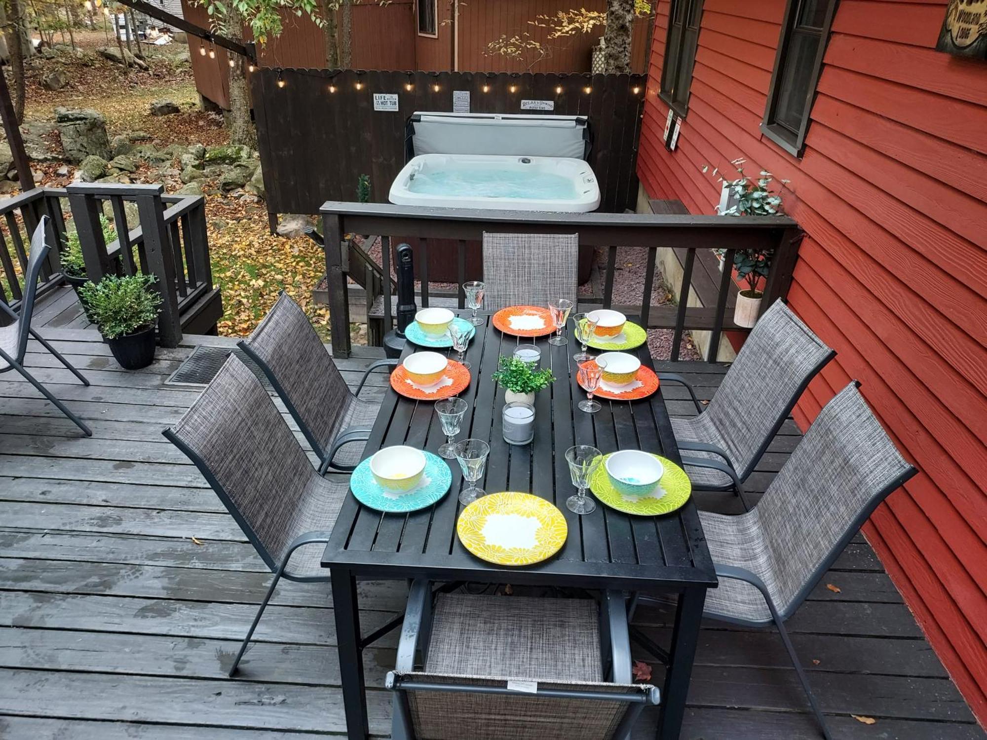 Chalet Renovated Near Casino, Camelback , Kalahari 4Bdrms Firepit Hot Tub Game Room Tobyhanna Bagian luar foto